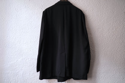 25AW Classic Rayon Tricotine Double Breasted Jacket テーラードジャケット / OVERCOAT(オーバーコート)