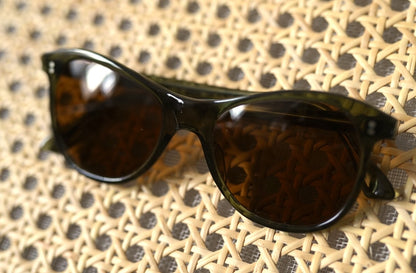 1950's Wellington セルフレームアイウェア 眼鏡 ダークグリーン / frame france(フレームフランス)