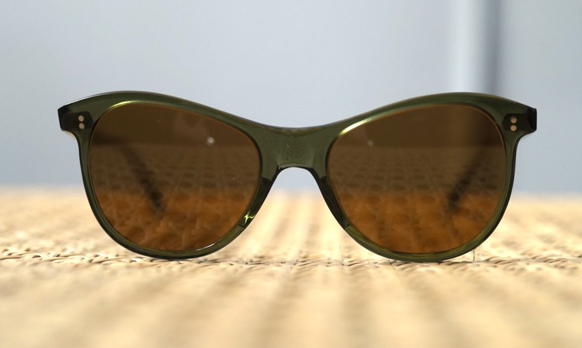 1950's Wellington セルフレームアイウェア 眼鏡 ダークグリーン / frame france(フレームフランス)