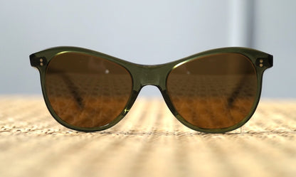 1950's Wellington セルフレームアイウェア 眼鏡 ダークグリーン / frame france(フレームフランス)