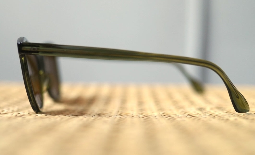 1950's Wellington セルフレームアイウェア 眼鏡 ダークグリーン / frame france(フレームフランス)