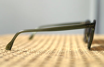 1950's Wellington セルフレームアイウェア 眼鏡 ダークグリーン / frame france(フレームフランス)