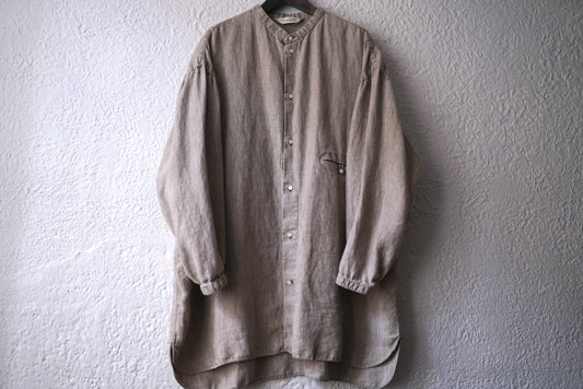 Classic Shirt バンドカラーオーバーサイズシャツ / the Mad Shop(ザ マッドショップ)