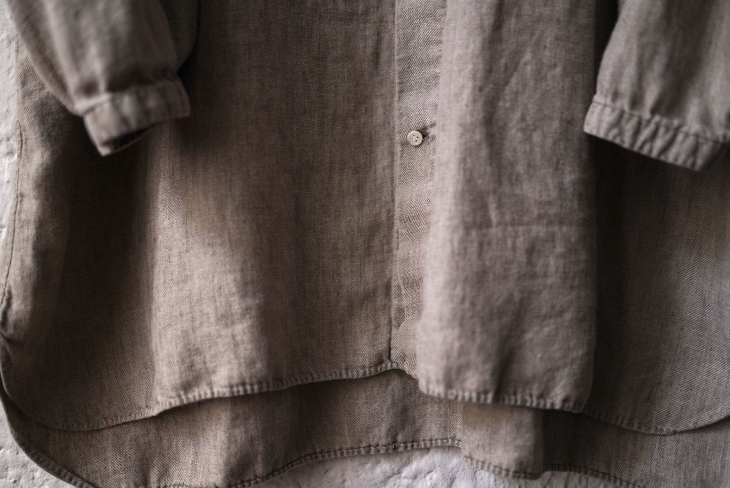 Classic Shirt バンドカラーオーバーサイズシャツ / the Mad Shop(ザ マッドショップ)