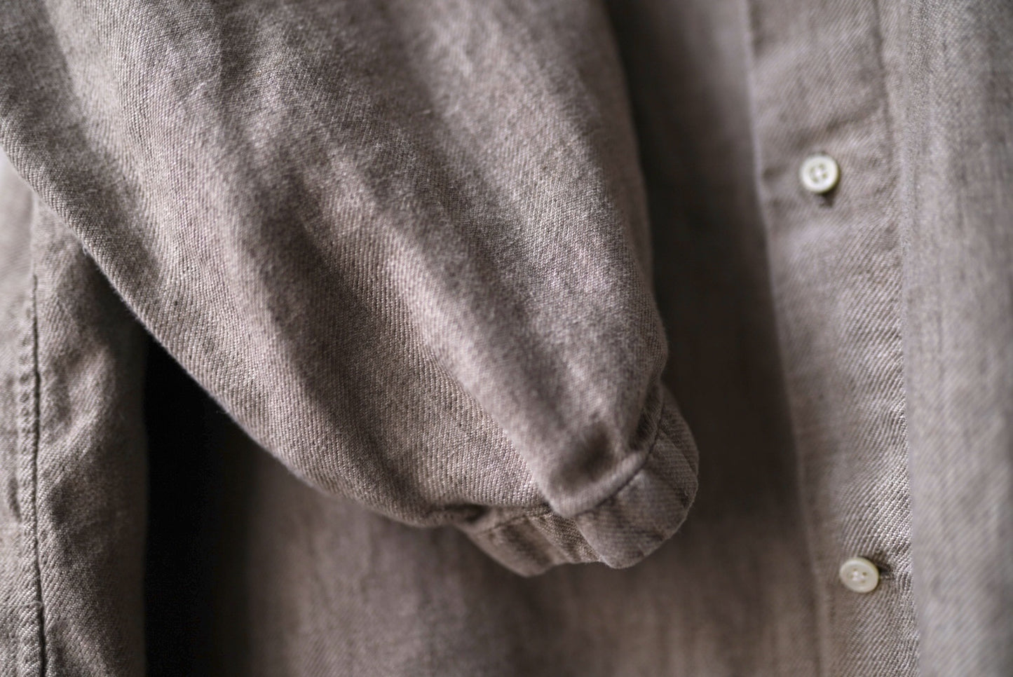 Classic Shirt バンドカラーオーバーサイズシャツ / the Mad Shop(ザ マッドショップ)