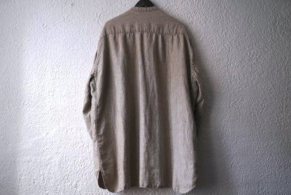Classic Shirt バンドカラーオーバーサイズシャツ / the Mad Shop(ザ マッドショップ)