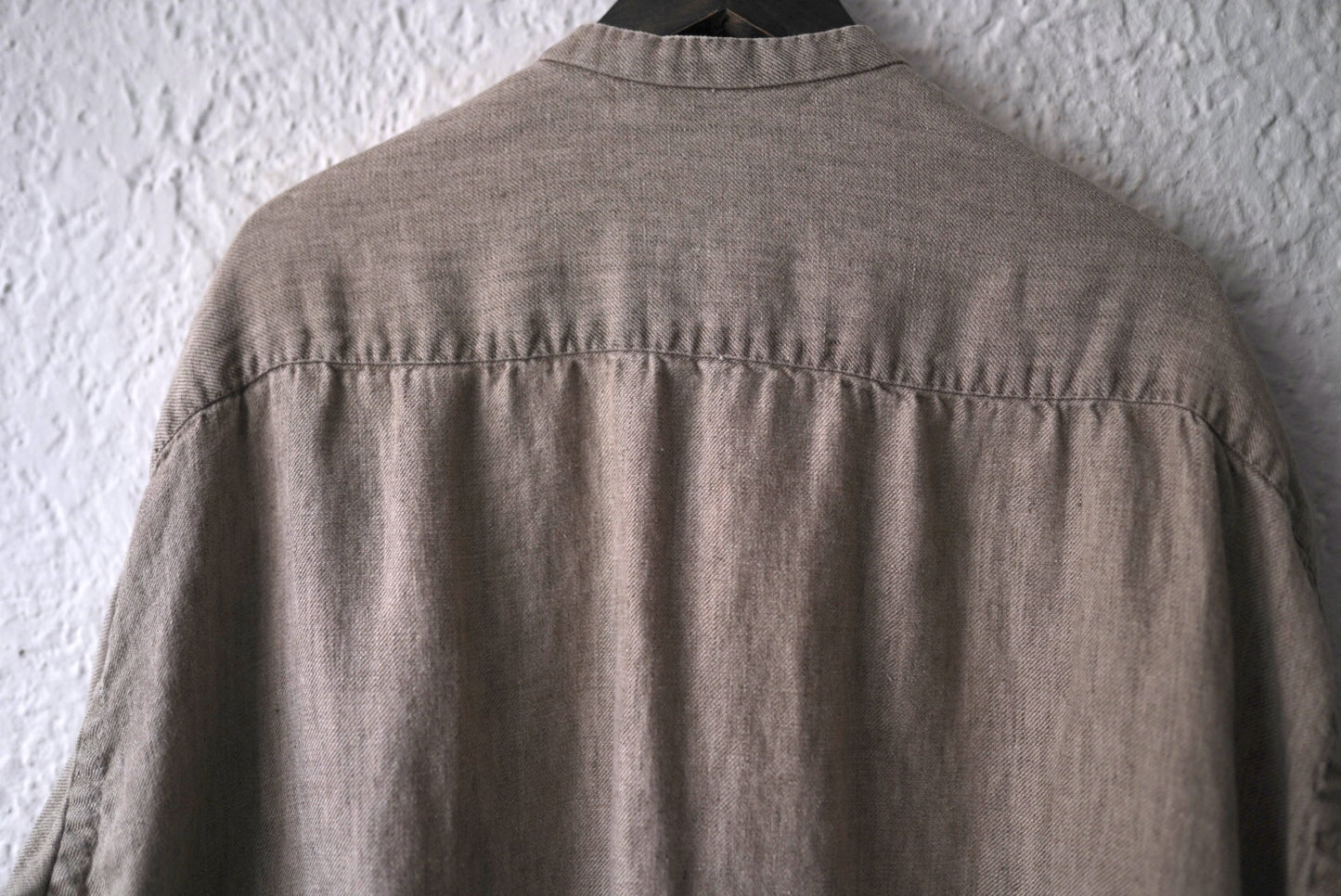 Classic Shirt バンドカラーオーバーサイズシャツ / the Mad Shop(ザ マッドショップ)