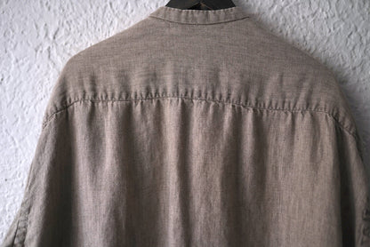 Classic Shirt バンドカラーオーバーサイズシャツ / the Mad Shop(ザ マッドショップ)