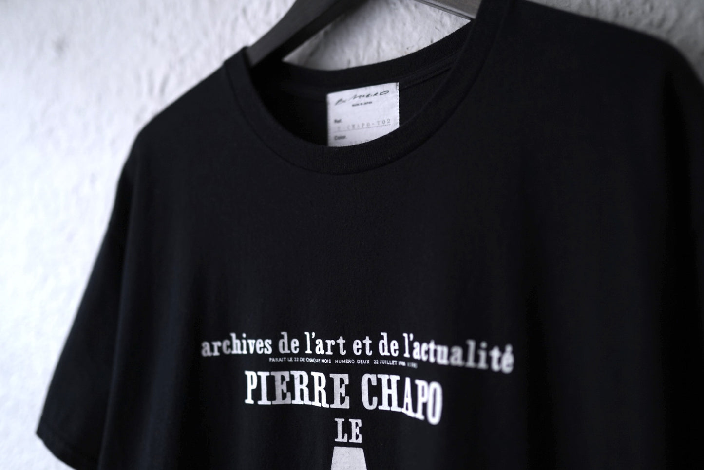 25SS CUTSEWN CHAPO クルーネック半袖Tシャツ / blackbird(ブラックバード)