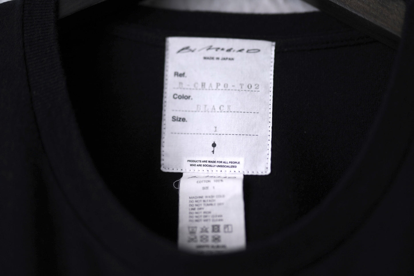 25SS CUTSEWN CHAPO クルーネック半袖Tシャツ / blackbird(ブラックバード)