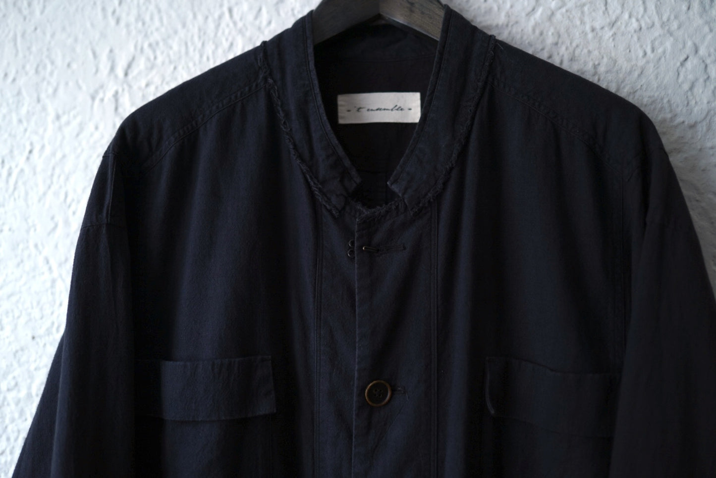 24SS ヴィンテージコットンリネンシャツジャケット / t'ensemble ny(テンセンブルニューヨーク)