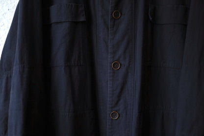 24SS ヴィンテージコットンリネンシャツジャケット / t'ensemble ny(テンセンブルニューヨーク)
