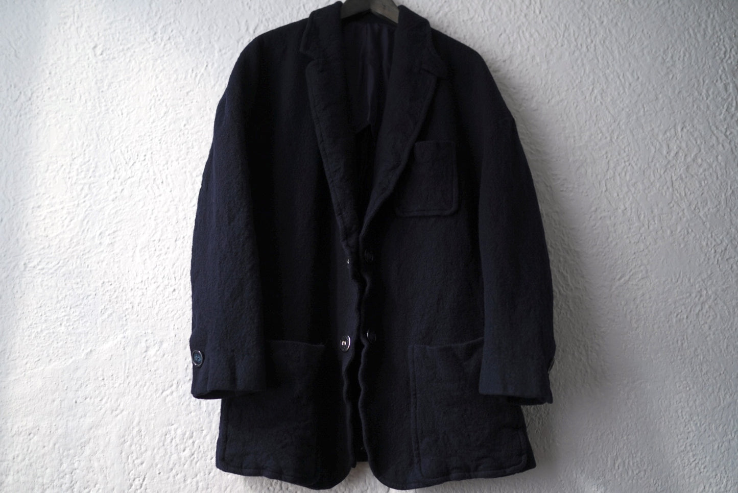 23AW BLUE PERIOD UNIFORM ウール縮絨ジャケット / SILVER RAIN(シルバーレイン)