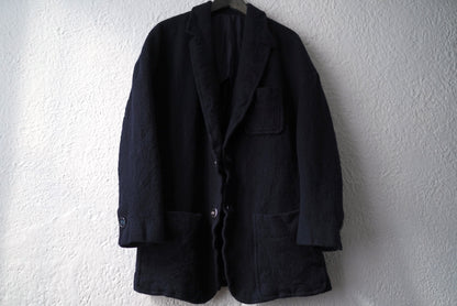 23AW BLUE PERIOD UNIFORM ウール縮絨ジャケット / SILVER RAIN(シルバーレイン)