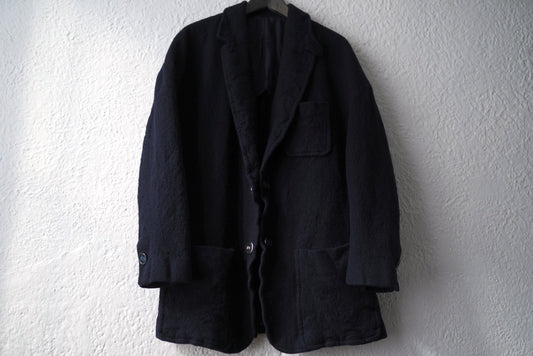 23AW BLUE PERIOD UNIFORM ウール縮絨ジャケット / SILVER RAIN(シルバーレイン)
