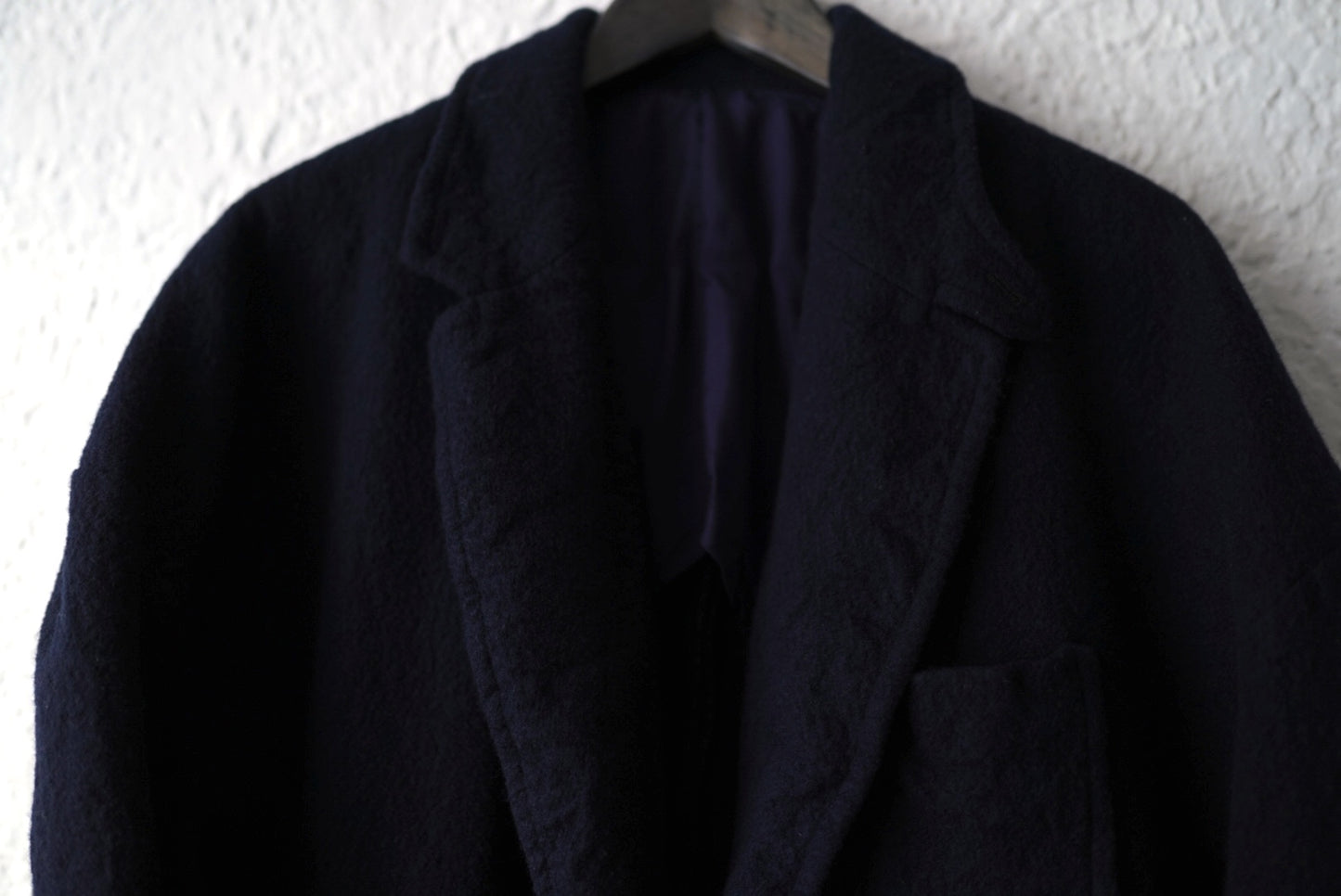 23AW BLUE PERIOD UNIFORM ウール縮絨ジャケット / SILVER RAIN(シルバーレイン)