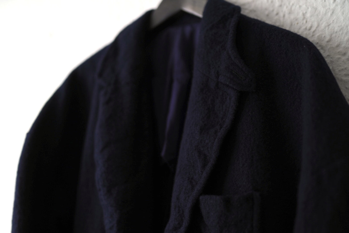 23AW BLUE PERIOD UNIFORM ウール縮絨ジャケット / SILVER RAIN(シルバーレイン)