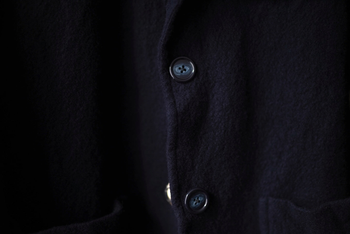 23AW BLUE PERIOD UNIFORM ウール縮絨ジャケット / SILVER RAIN(シルバーレイン)