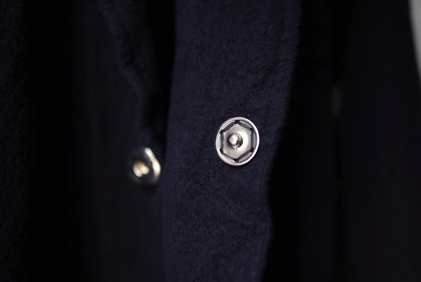 23AW BLUE PERIOD UNIFORM ウール縮絨ジャケット / SILVER RAIN(シルバーレイン)