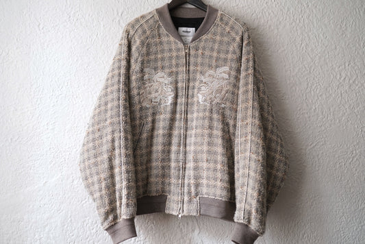 23AW TWEED SOUVENIR JACKET ツイードブルゾンジャケット / doublet(ダブレット)