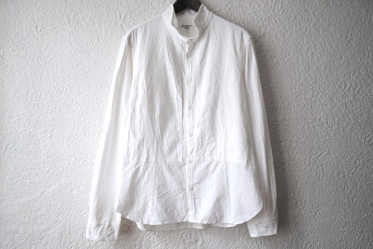 17SS コットンスタンドカラーシャツ / Yohji Yamamoto POUR HOMME(ヨウジヤマモトプールオム)