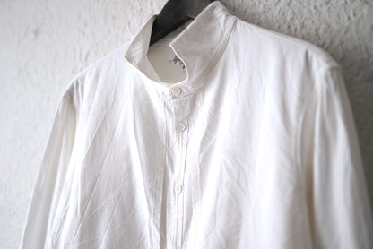 17SS コットンスタンドカラーシャツ / Yohji Yamamoto POUR HOMME(ヨウジヤマモトプールオム)