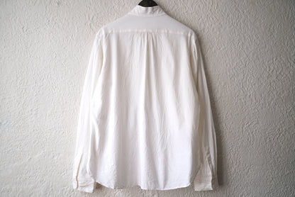 17SS コットンスタンドカラーシャツ / Yohji Yamamoto POUR HOMME(ヨウジヤマモトプールオム)