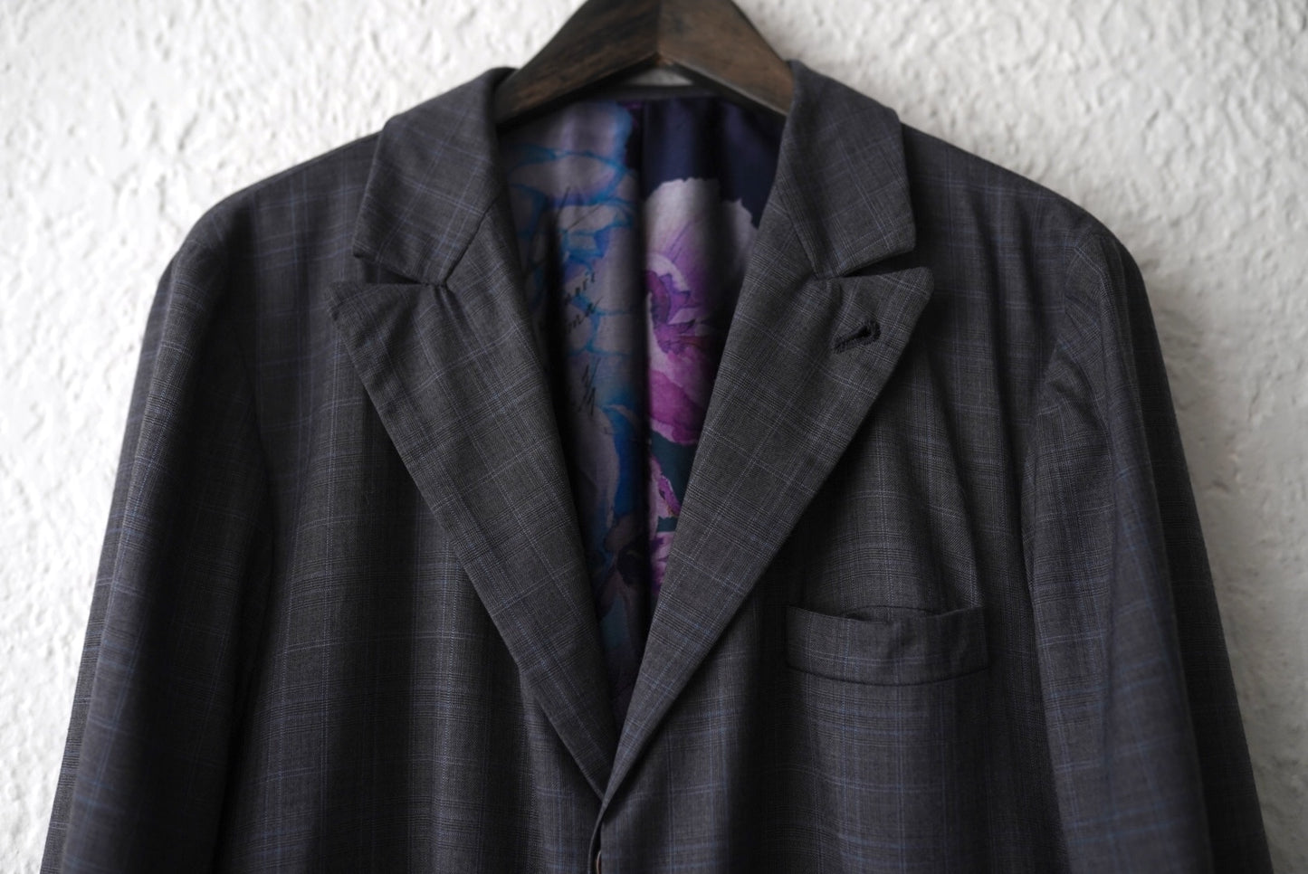 19AW Piacenza Super150's チェックブレザージャケット / Geoffrey.B.Small(ジェフリービースモール)