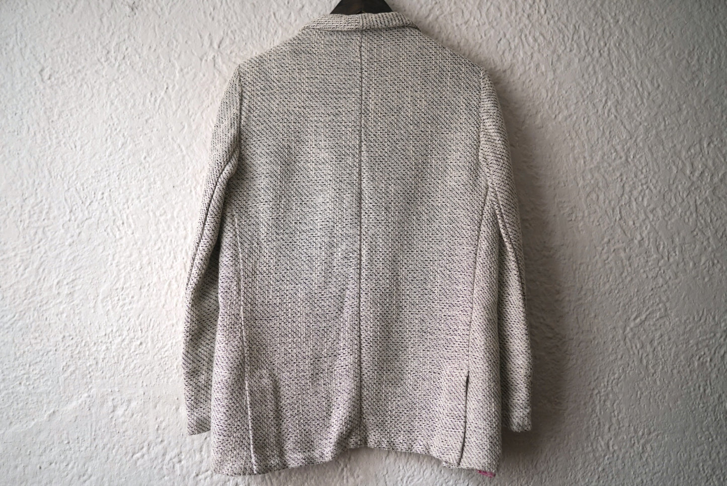 24SS Colombina 手織りコットンリネン1Bショールカラーブレザージャケット / Geoffrey.B.Small(ジェフリービースモール)