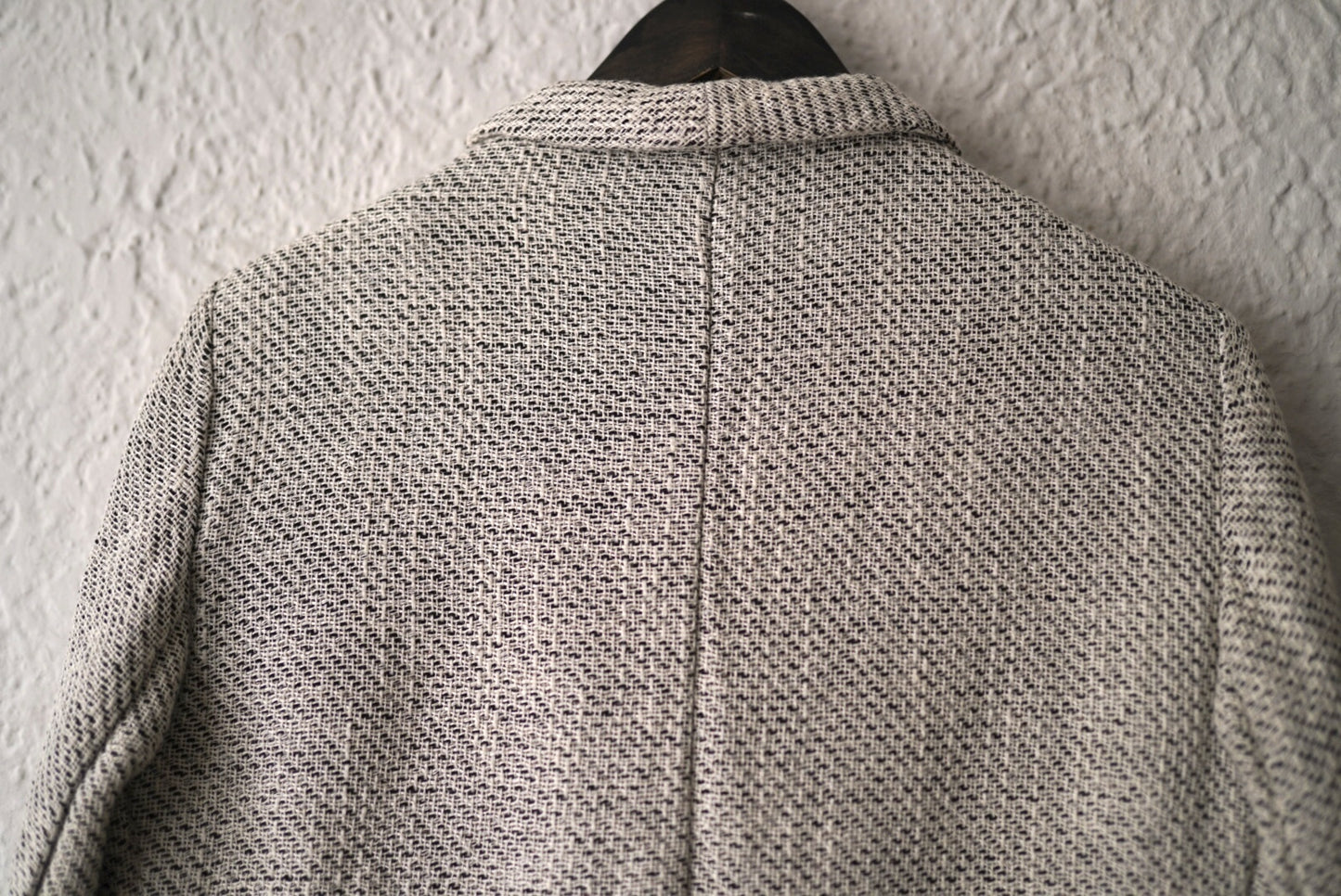 24SS Colombina 手織りコットンリネン1Bショールカラーブレザージャケット / Geoffrey.B.Small(ジェフリービースモール)