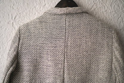 24SS Colombina 手織りコットンリネン1Bショールカラーブレザージャケット / Geoffrey.B.Small(ジェフリービースモール)