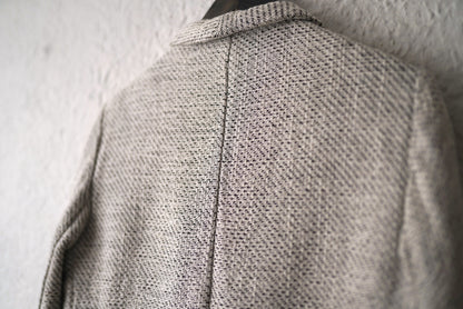 24SS Colombina 手織りコットンリネン1Bショールカラーブレザージャケット / Geoffrey.B.Small(ジェフリービースモール)