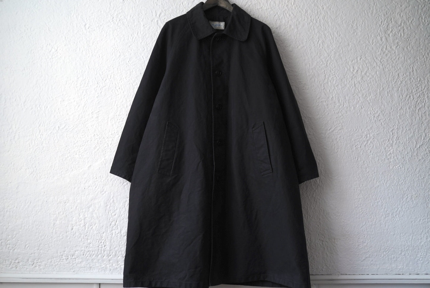 21AW Round Collar Long Tent Line Coat ヘビーコットンオーバーサイズコート / the Crooked Tailor(ザ クルーキッドテーラー)