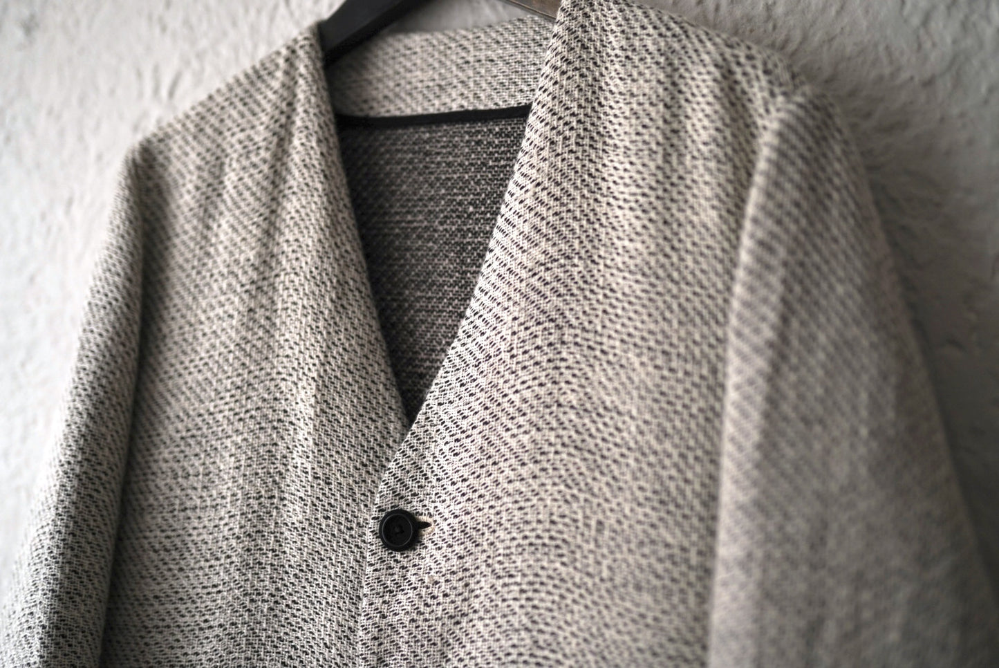 24SS RNWC03 Colombina 手織りコットンリネンノーカラーコート / Geoffrey.B.Small(ジェフリービースモール)