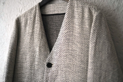 24SS RNWC03 Colombina 手織りコットンリネンノーカラーコート / Geoffrey.B.Small(ジェフリービースモール)
