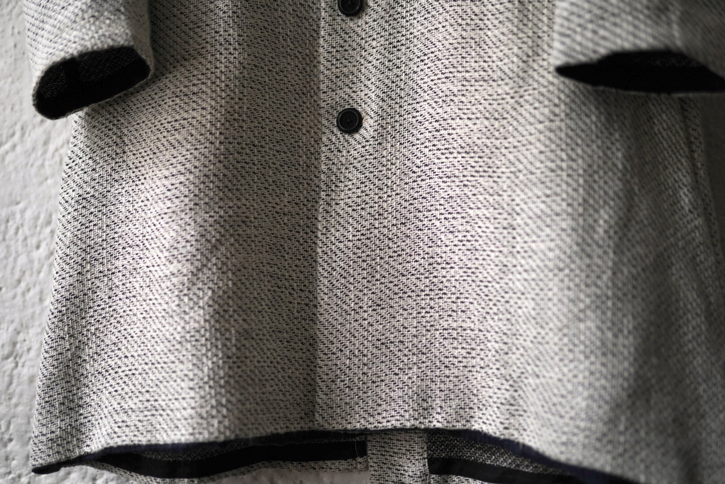 24SS RNWC03 Colombina 手織りコットンリネンノーカラーコート / Geoffrey.B.Small(ジェフリービースモール)