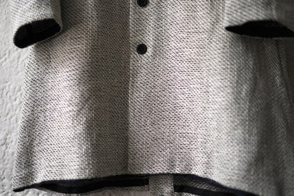 24SS RNWC03 Colombina 手織りコットンリネンノーカラーコート / Geoffrey.B.Small(ジェフリービースモール)