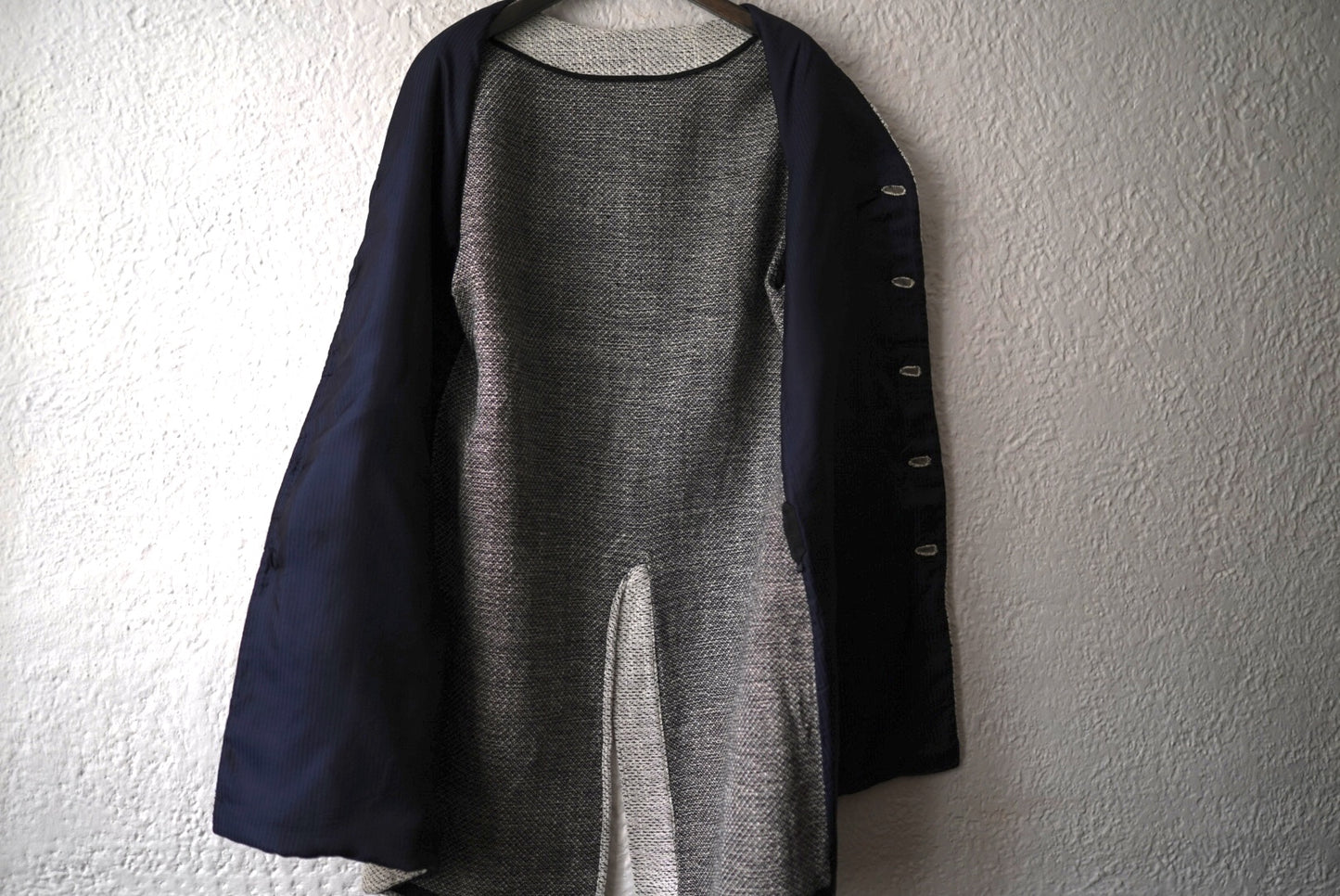 24SS RNWC03 Colombina 手織りコットンリネンノーカラーコート / Geoffrey.B.Small(ジェフリービースモール)