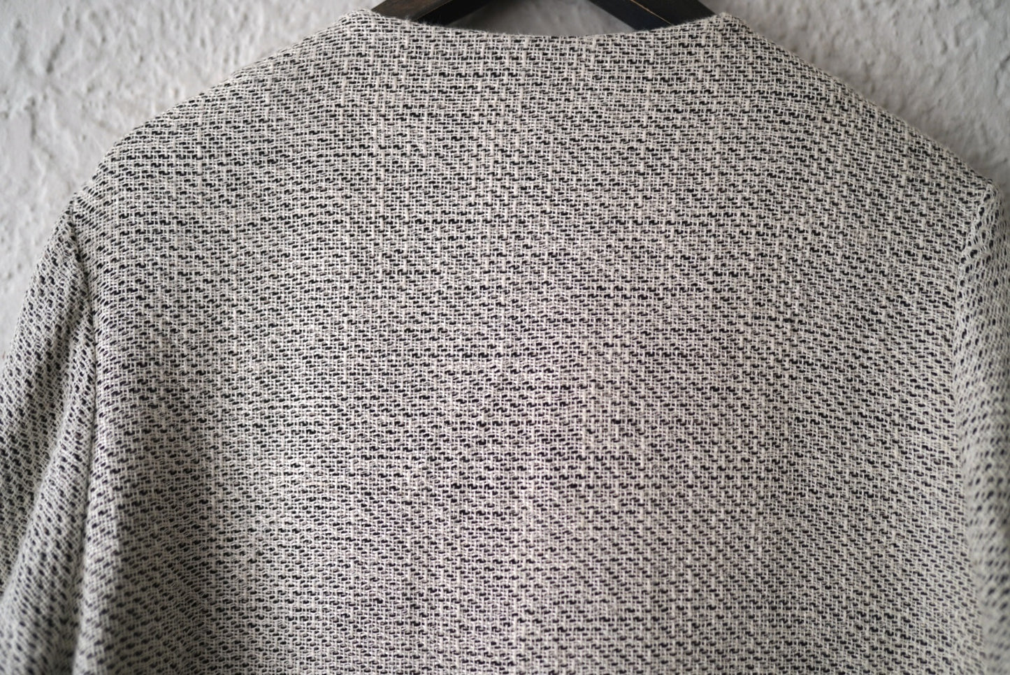 24SS RNWC03 Colombina 手織りコットンリネンノーカラーコート / Geoffrey.B.Small(ジェフリービースモール)