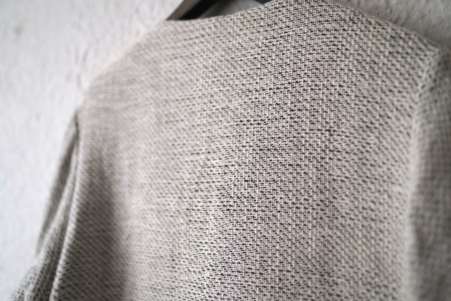 24SS RNWC03 Colombina 手織りコットンリネンノーカラーコート / Geoffrey.B.Small(ジェフリービースモール)