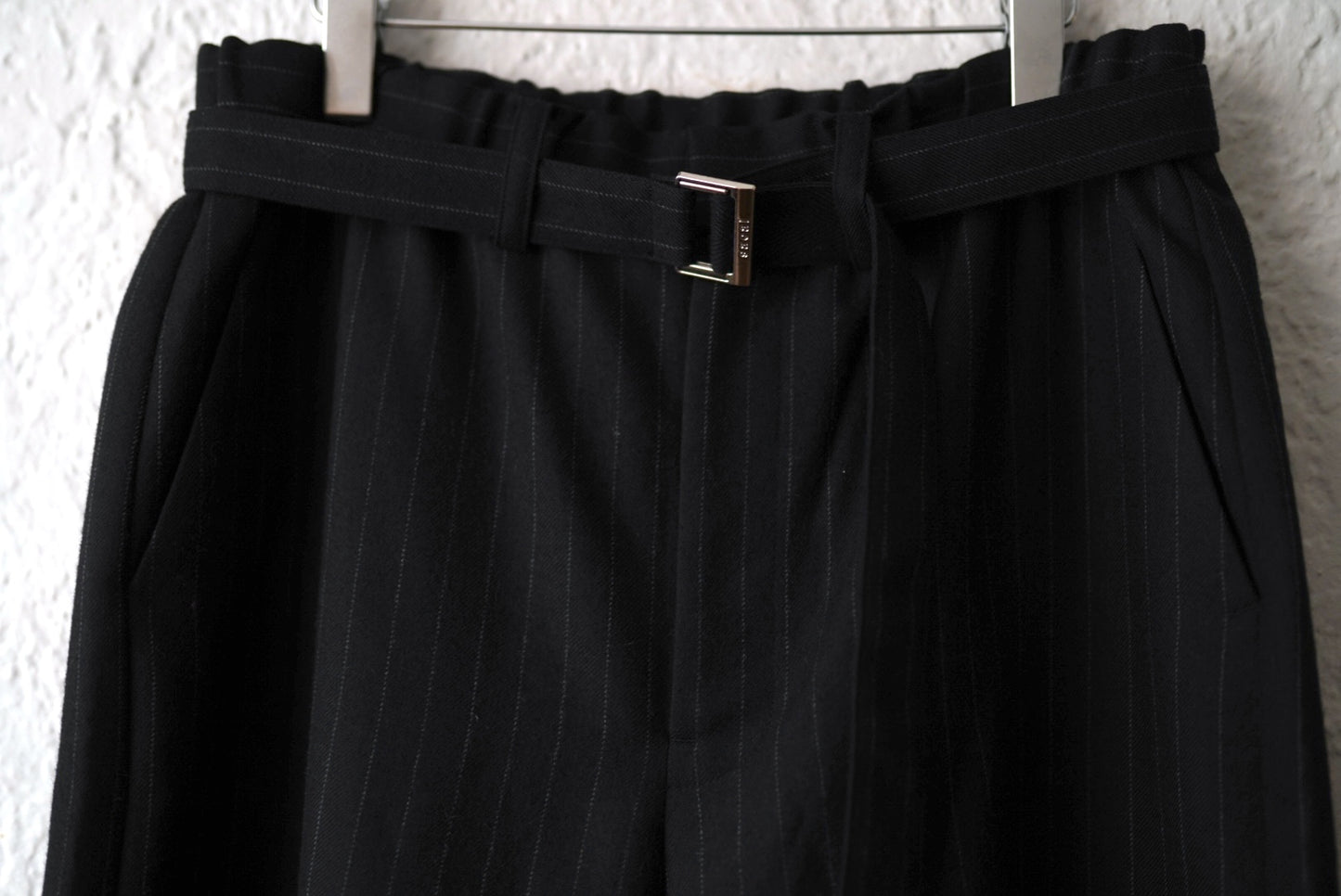 24AW Chalk Stripe Pants チョークストライプワイドトラウザーズパンツ / sacai(サカイ)