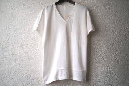 コットンラミーVネック半袖Tシャツ / taichi murakami(タイチムラカミ)