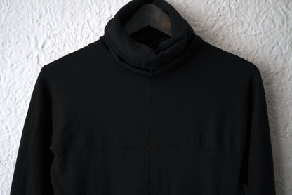19AW コットンカシミヤロングタートルネックカットソー / m.a+(エムエークロス)