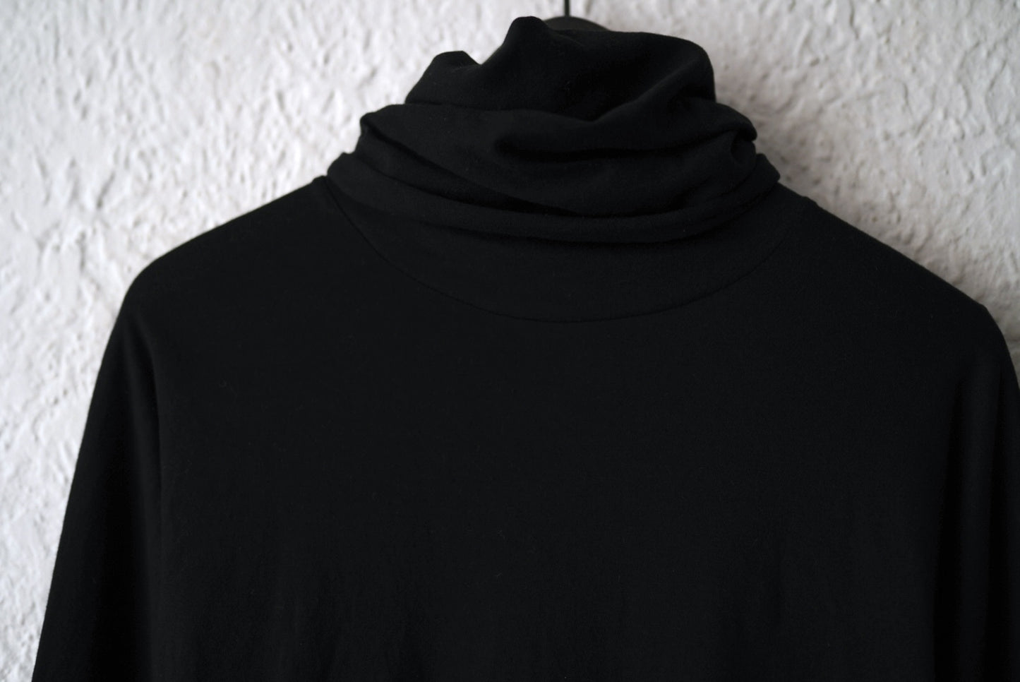 19AW コットンカシミヤロングタートルネックカットソー / m.a+(エムエークロス)