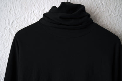 19AW コットンカシミヤロングタートルネックカットソー / m.a+(エムエークロス)