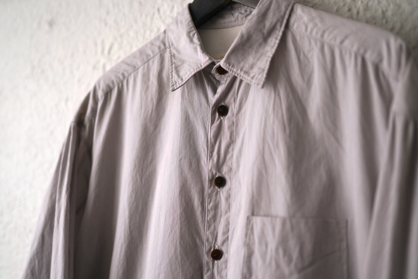23SS Regular Collar Over Classic Shirts オーバーサイズストライプシャツ / the Crooked Tailor(ザ クルーキッドテーラー)