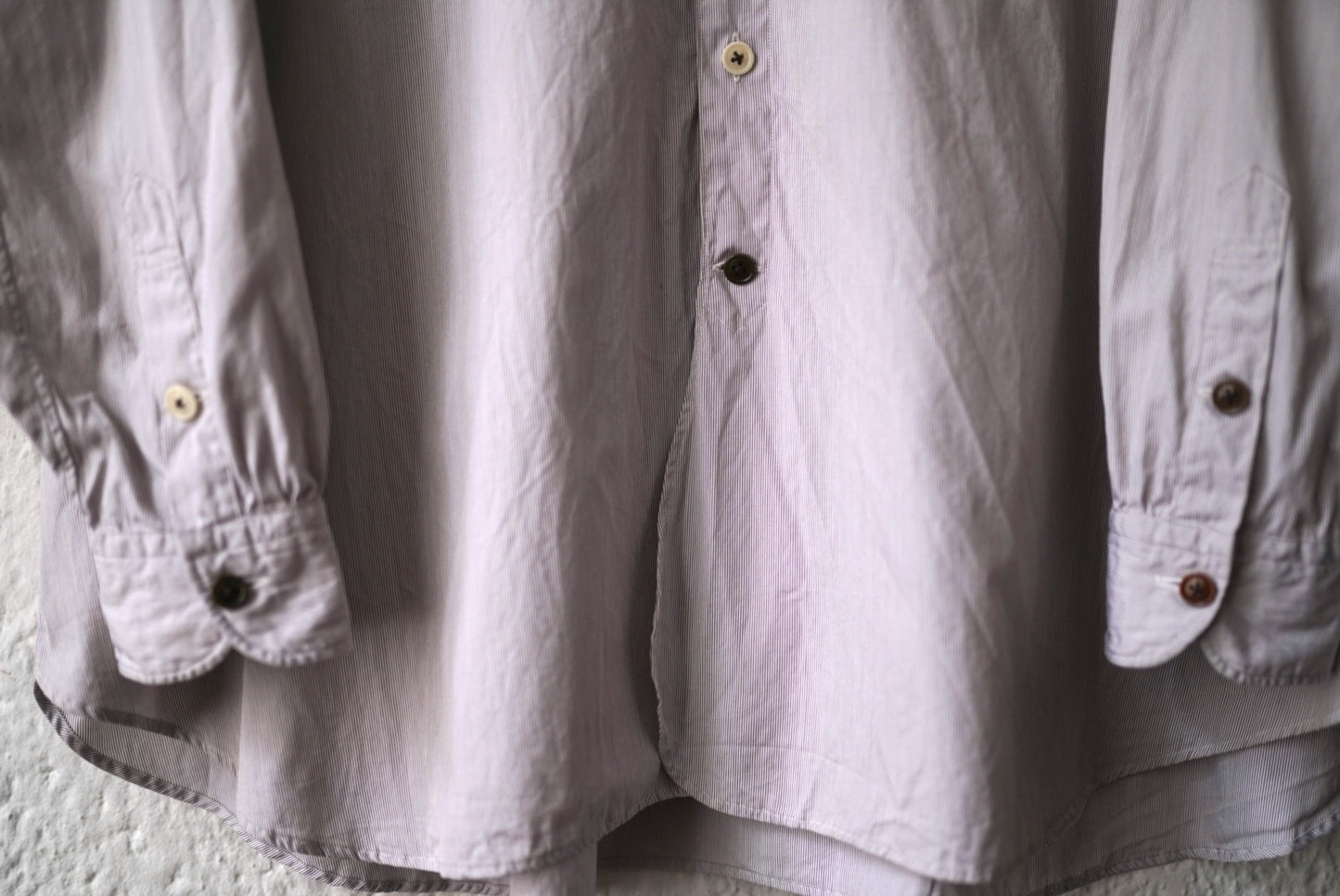 23SS Regular Collar Over Classic Shirts オーバーサイズストライプシャツ / the Crooked Tailor(ザ クルーキッドテーラー)