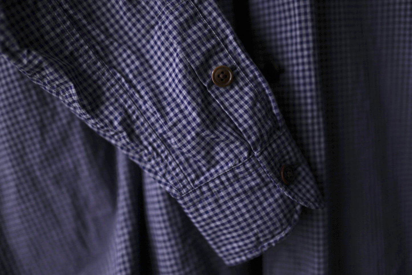 24SS French Stand Collar Work Shirts バンドカラーオーバーサイズチェックシャツ / the Crooked Tailor(ザ クルーキッドテーラー)