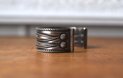 Southern Paiute Headstall サウスパイユート族 コインシルバーバングル / Steven Tiffany(スティーブンティファニー)