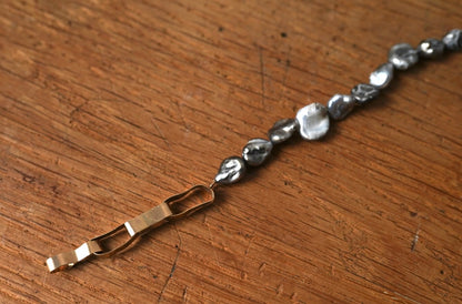 22AW Large Tahitian Keshi Pearl Bracelet タヒチケシパールブレスレット / mariko tsuchiyama(マリコツチヤマ)